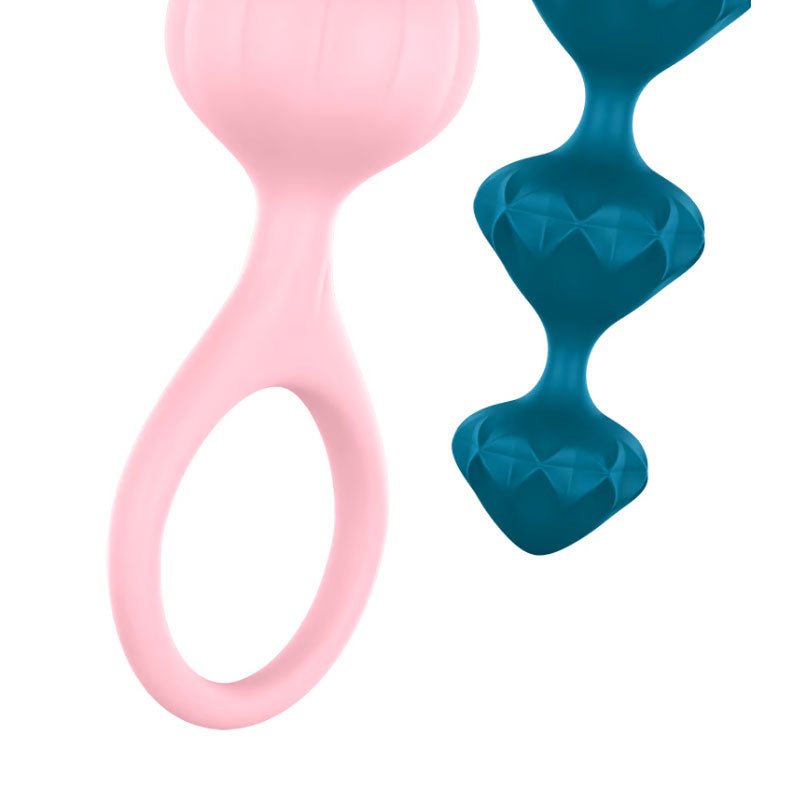 Satisfyer - love anal beads - Product top view  | Flirtybay.com.au