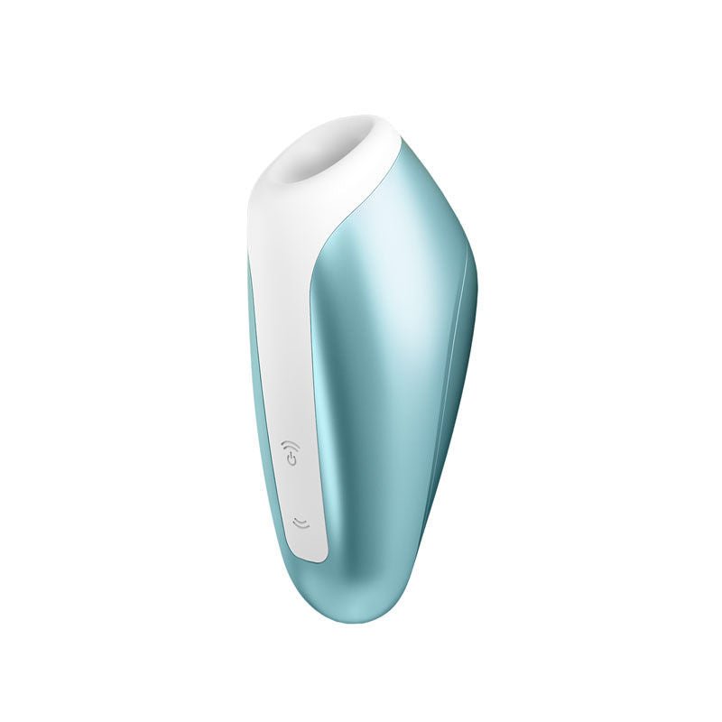 Satisfyer - love breeze - clitoral suction stimulator - blue, Product side view  | Flirtybay.com.au