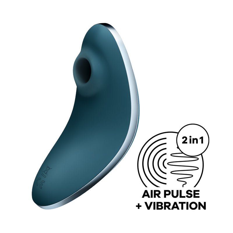 Satisfyer - vulva lover 1 - air pulse vibrator - Product side view  | Flirtybay.com.au