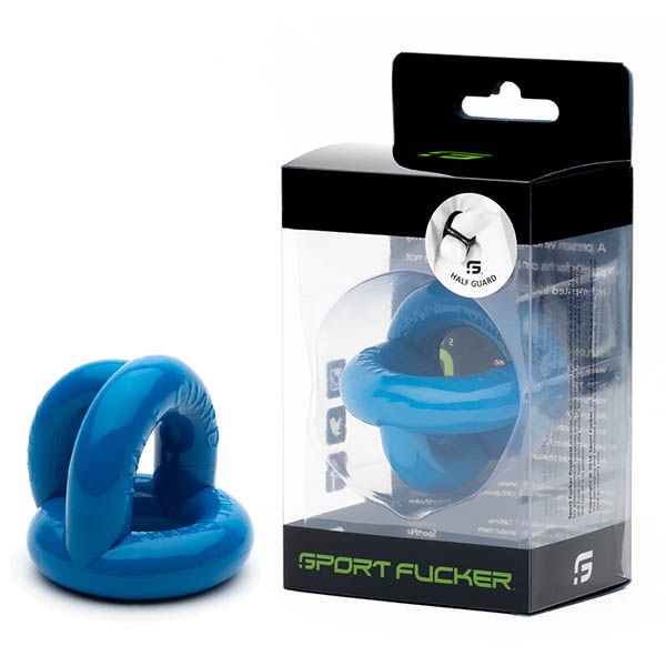 Sport fucker - half guard - ball divider - Product front view and box front view | Flirtybay.com.au