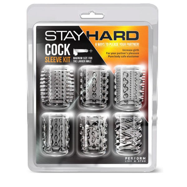 Stay hard - cock sleeve kit - Product front view  | Flirtybay.com.au