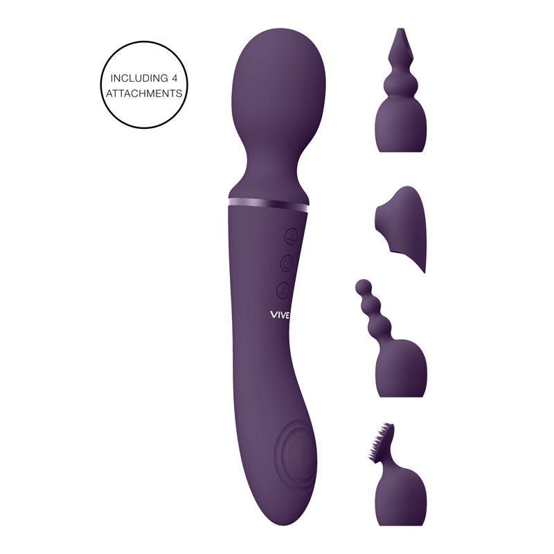 Vive - nami - vibrating wand and g-spot vibrator - Product front view  | Flirtybay.com.au