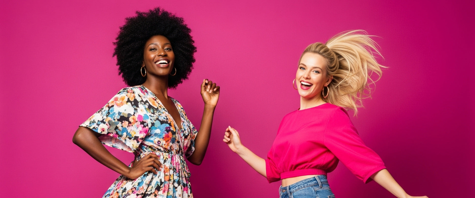 2 wome n jumping and smiling | flirty bay online adult store australia, adult toys and lingerie