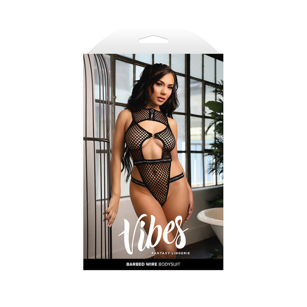 VIBES BARBED WIRE Net Bodysuit