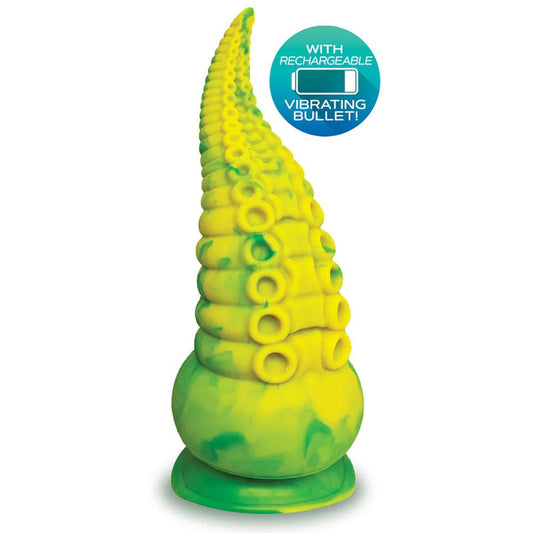 Alien nation - octopod - suction dildo 9" - Product front view  | Flirtybay