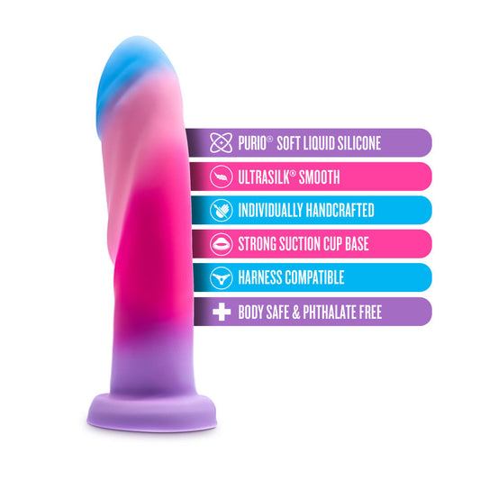Avant - Borealis Dreams - Cotton Candy Dildo 7.75", with features | Flirty Bay Online Adult Store, adult toys and lingerie