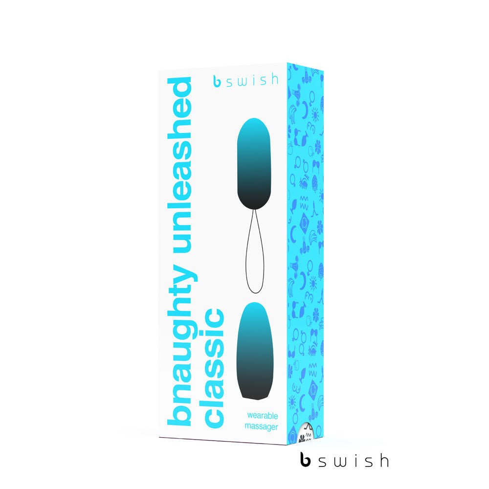 Bnaughty - classic unleashed - vibrating egg -  box side view | Flirtybay