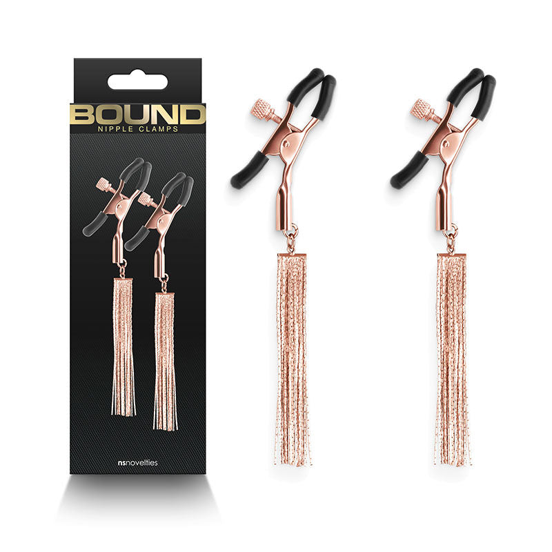 Bound - nipple clamps - Product front view and box front view | Flirtybay