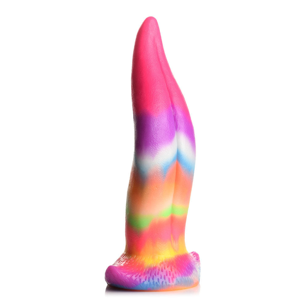 Creature - cocks unicorn kiss silicone dildo - Product front view  | Flirtybay