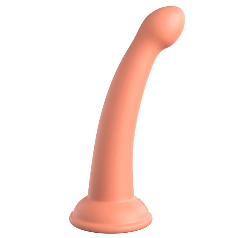Dillio - platinum secret explorer 6" anal dildo orange- Product side view  | Flirtybay Adult Shop Australia Lingerie Shop