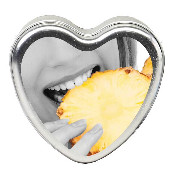 Edible Massage Candle Pineapple, Front View | Flirtybay.com.au