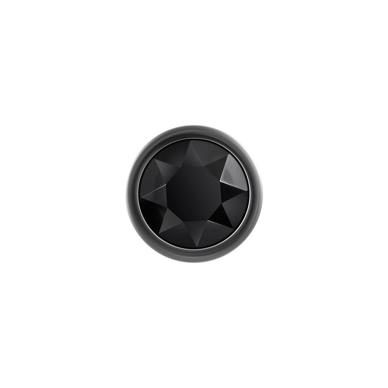 Evolved Black Gem Butt Plug Medium Gem view | Flirtybay.com.au