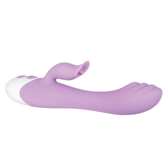 Evolved - pleasing petal - rabbit vibrator - Product top view  | Flirtybay