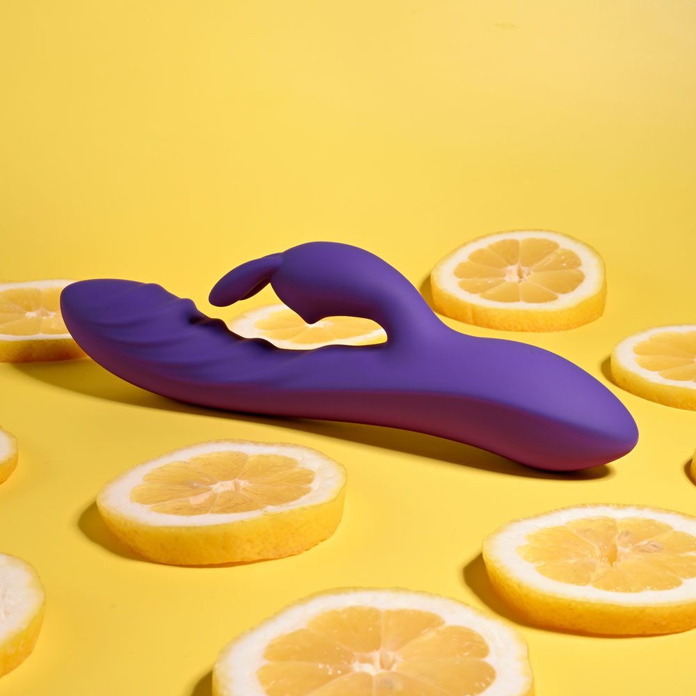 Evolved - wavy rabbit vibrator - Product fourth side view  | Flirtybay