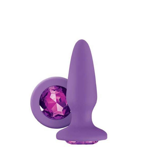 Glams - silicone butt plug - Product front view  | Flirtybay