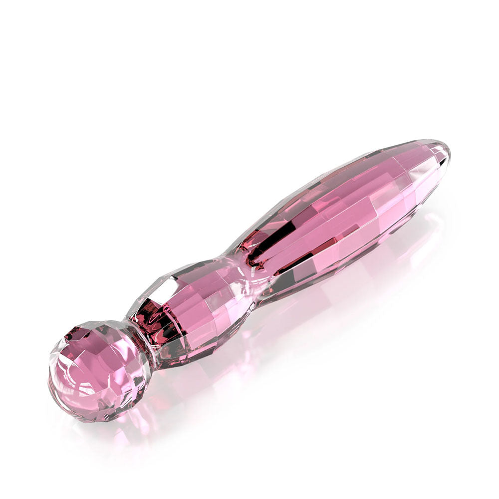 Jimmyjane dillenia cissus glass wand - Product top view  | Flirtybay Adult Shop Australia Lingerie Shop