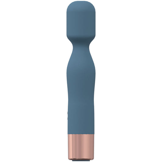 Loveline glamour - blue - vibrating wand - clitoral stimulator - Product front view  | Flirtybay