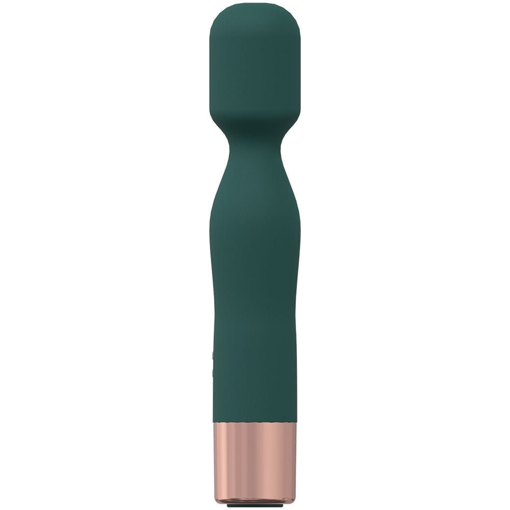 Loveline glamour - green - vibrating wand - clitoral stimulator - Product front view  | Flirtybay