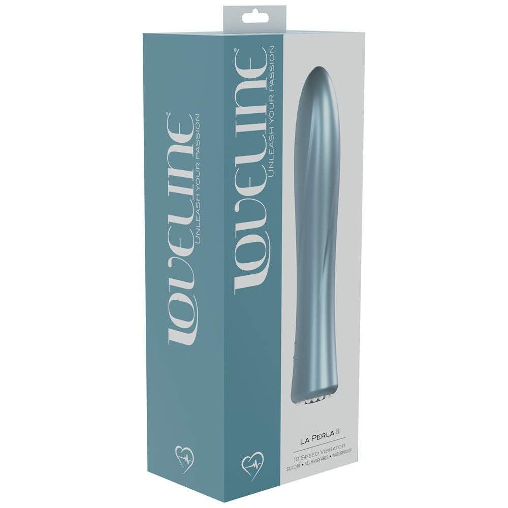 Loveline la perla ii - g-spot vibrator & clitoral stimulator -  box side view | Flirtybay
