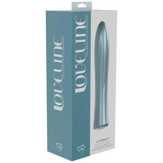 Loveline la perla ii - g-spot vibrator & clitoral stimulator -  box side view | Flirtybay