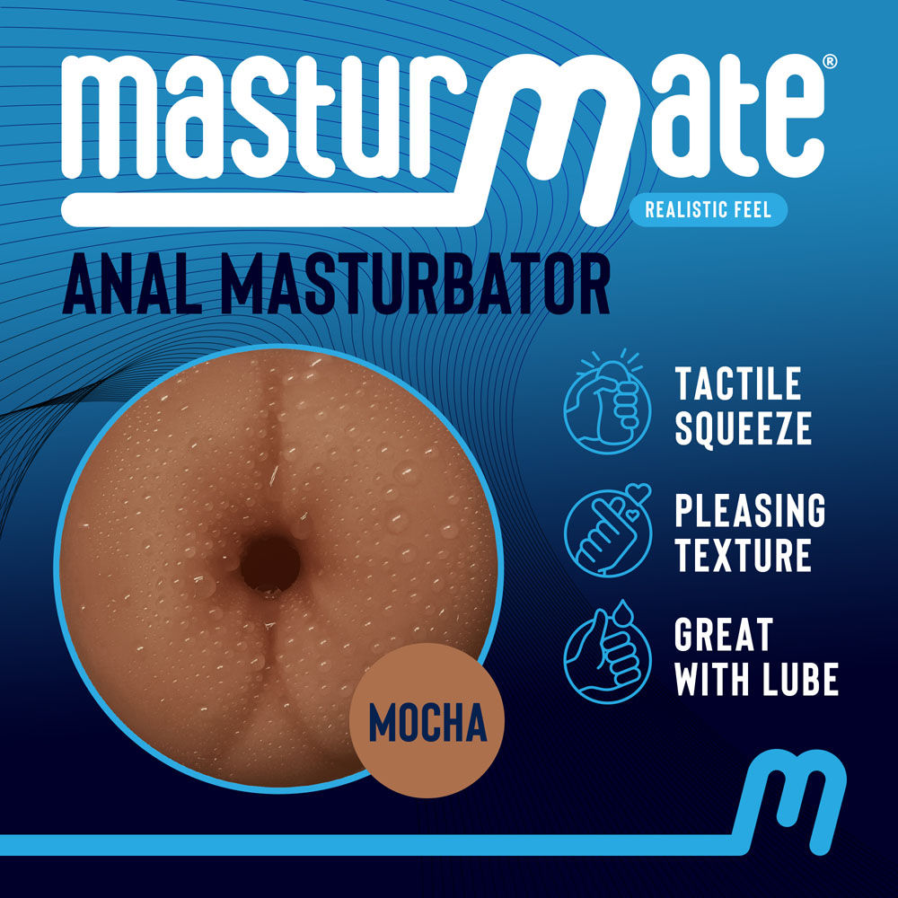 Masturmate - Pocket Pussy - Mocha - Anal Stroker - Male Masturbator