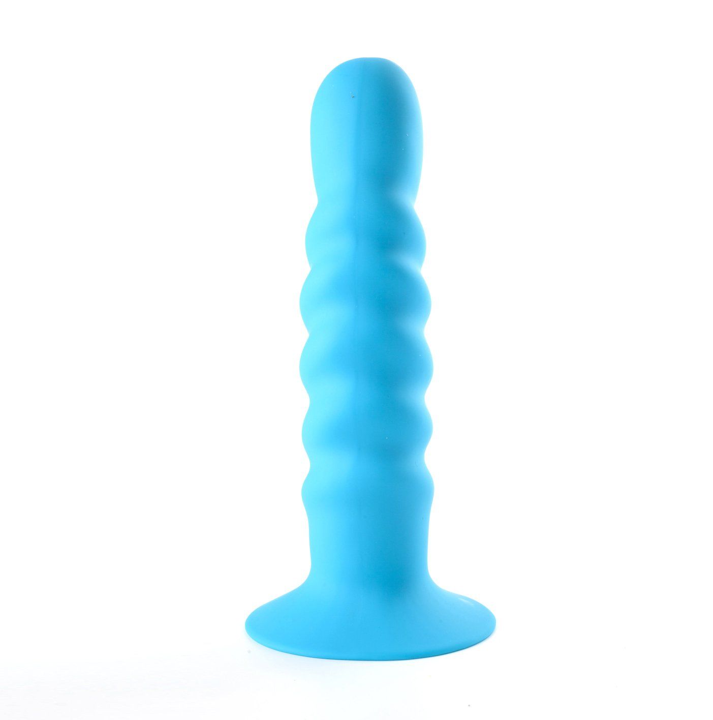 Maia kendall 8 inches dildo, blue, back view | Flirtybay.com.au