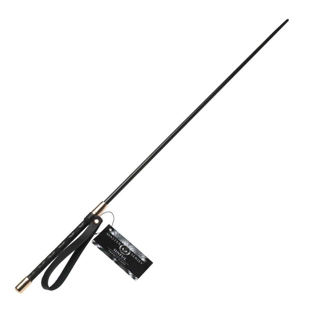Master Series Sinful Impact Cane -  Plastic Cane Whip, front view | Flirty Bay online adult store, adult toys and lingerie