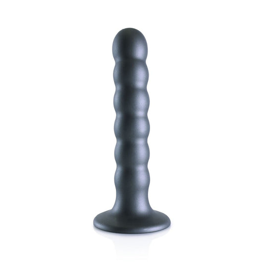Ouch! beaded silicone g-spot dildo - 5'' - Product front view  | Flirtybay
