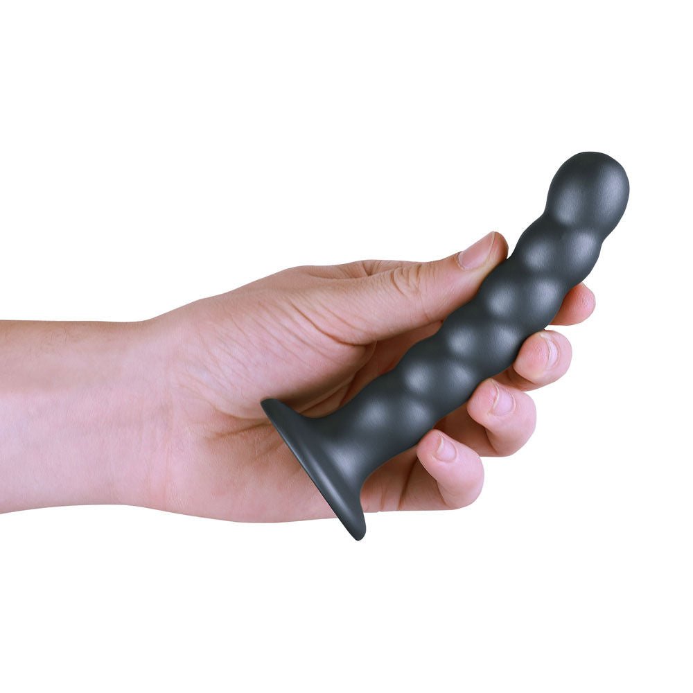 Ouch! beaded silicone g-spot dildo - 5'' - Product top view  | Flirtybay