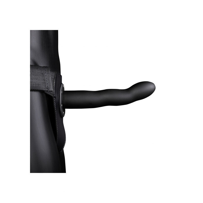 OUCH! Curved Grey Hollow Strap-on - 8"