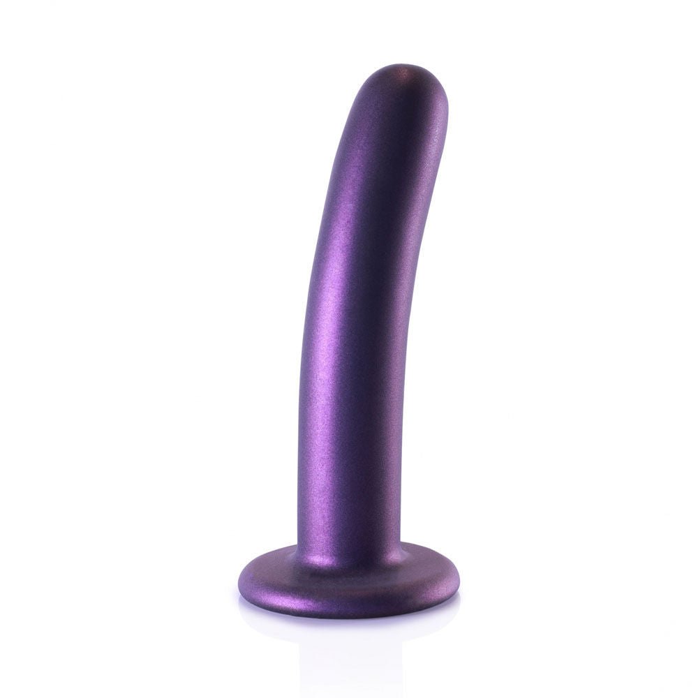 Ouch! smooth silicone g-spot dildo - 6'' - Product second side view  | Flirtybay