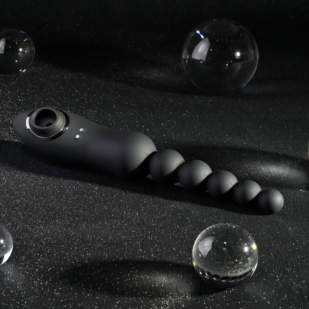 Playboy Pleasure - Let it Bead - Vibrating Anal Beads - Clitoral Suction