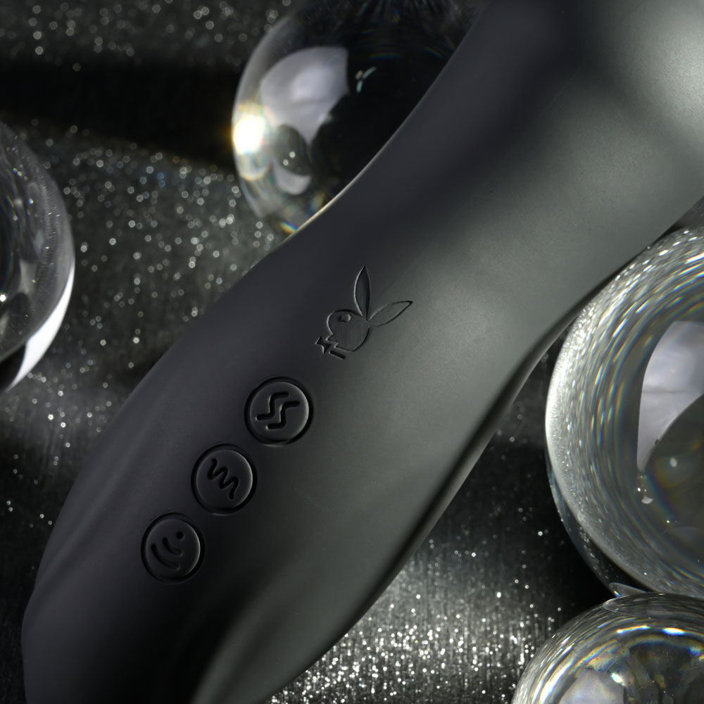 Playboy Pleasure - Let it Bead - Vibrating Anal Beads - Clitoral Suction