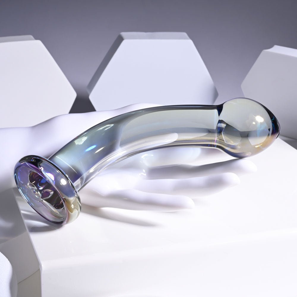Playboy pleasure - jewels king - glass dildo - Product top view  | Flirtybay