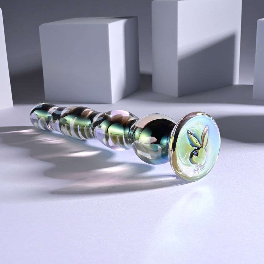Playboy pleasure -  jewels wand - glass dildo - Product back view  | Flirtybay