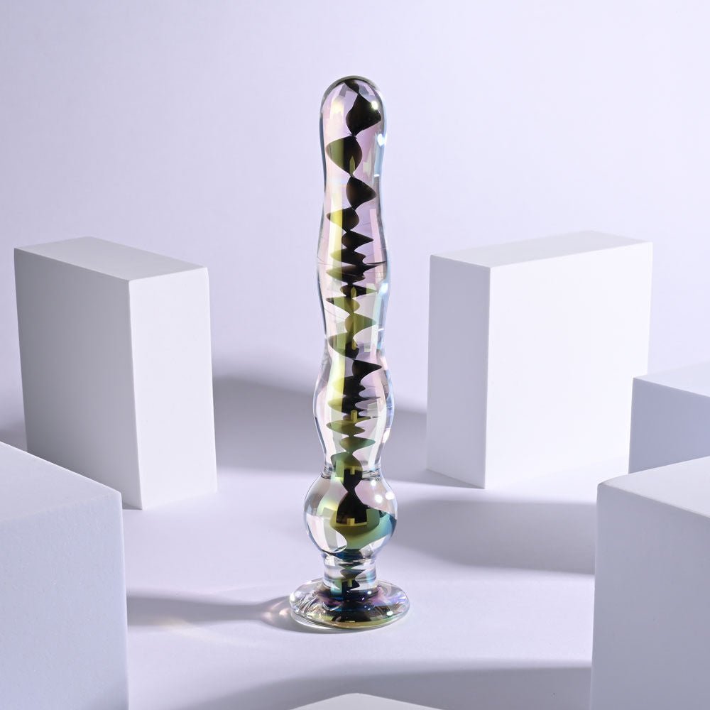 Playboy pleasure -  jewels wand - glass dildo - Product top view  | Flirtybay
