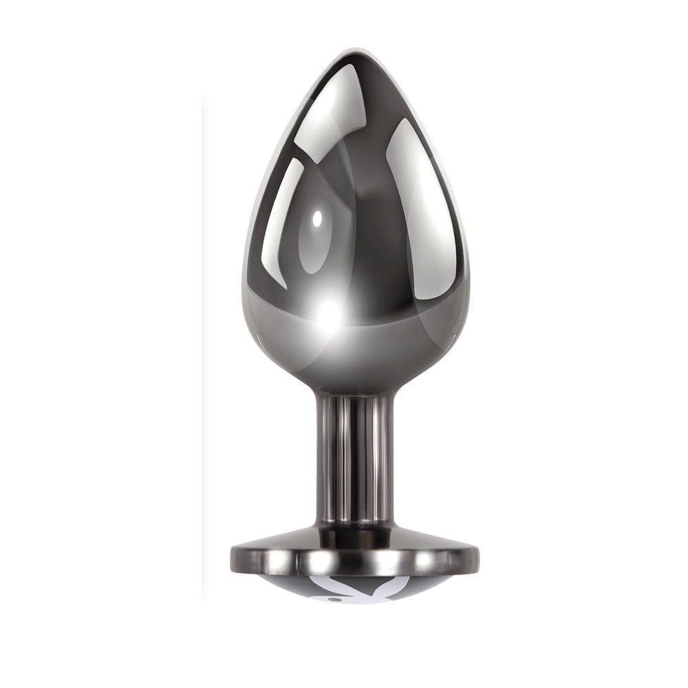 Playboy pleasure - tux - large butt plug - Product front view  | Flirtybay