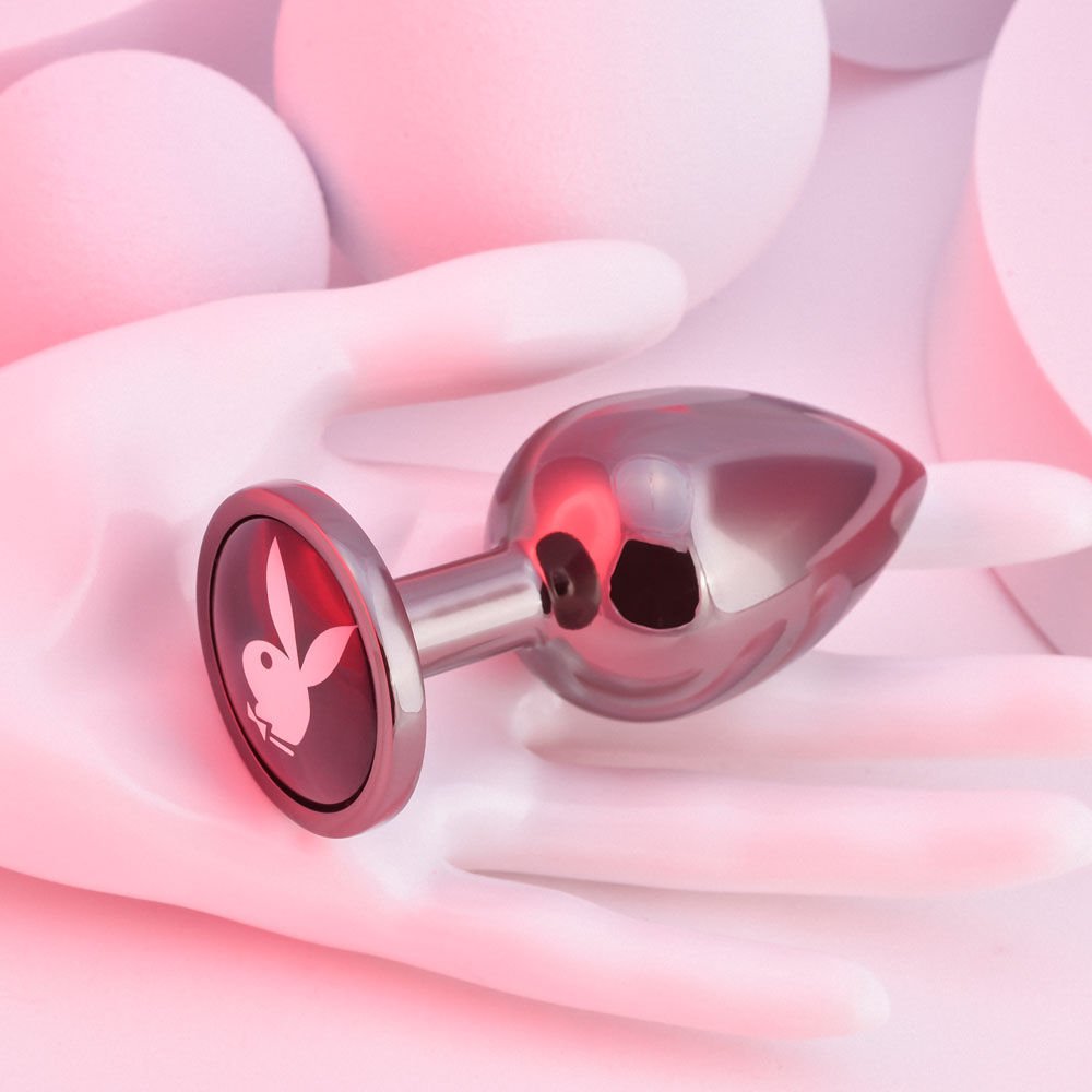 Playboy pleasure - tux - large butt plug - Product fourth side view  | Flirtybay