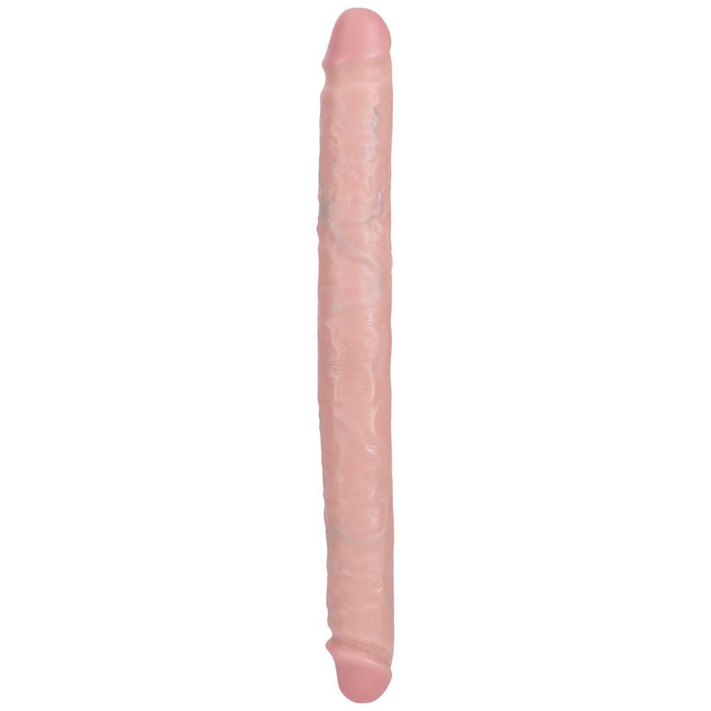 Realrock 13.7"  slim double-ended dildo - Product front view  | Flirtybay