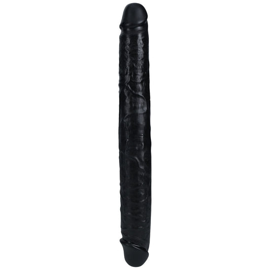 Realrock 14" thick double ended dildo - Product side view  | Flirtybay Adult Shop Australia Lingerie Shop