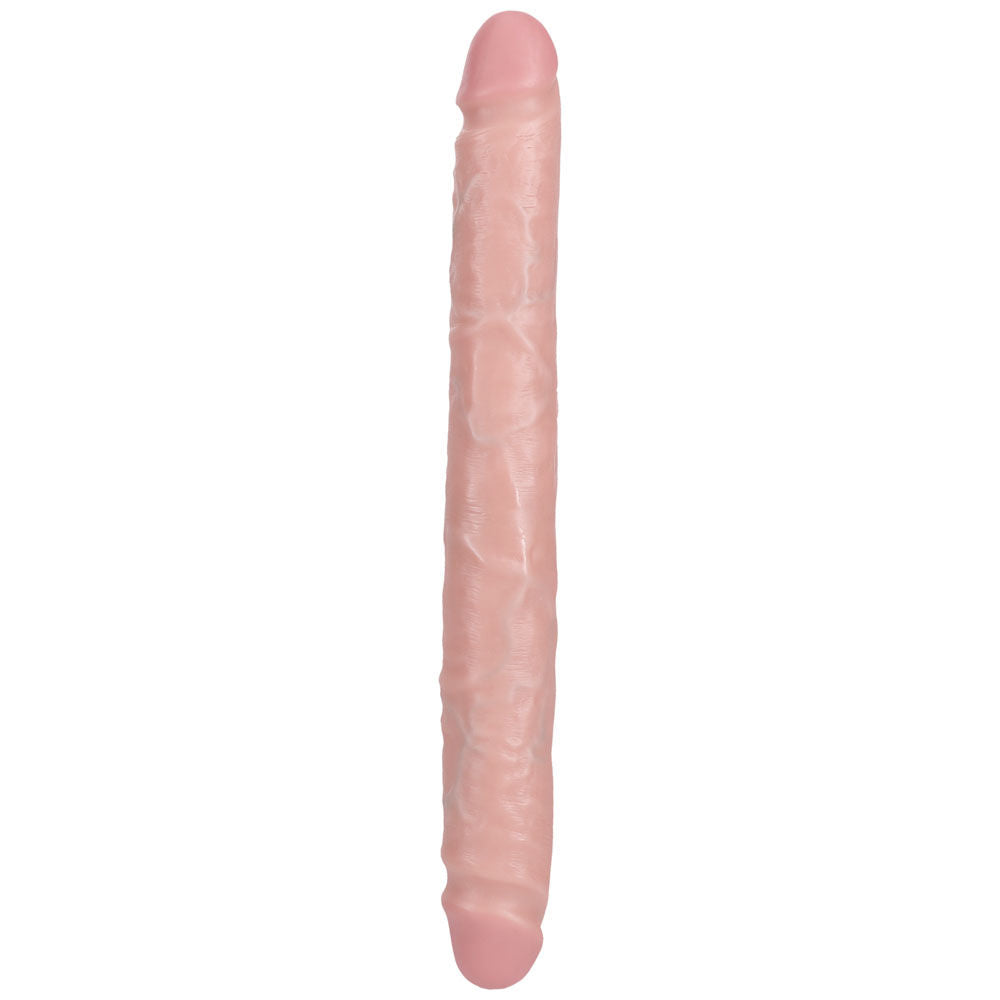 Realrock 30cm slim double ended dildo - Product front view  | Flirtybay Adult Shop Australia Lingerie Shop