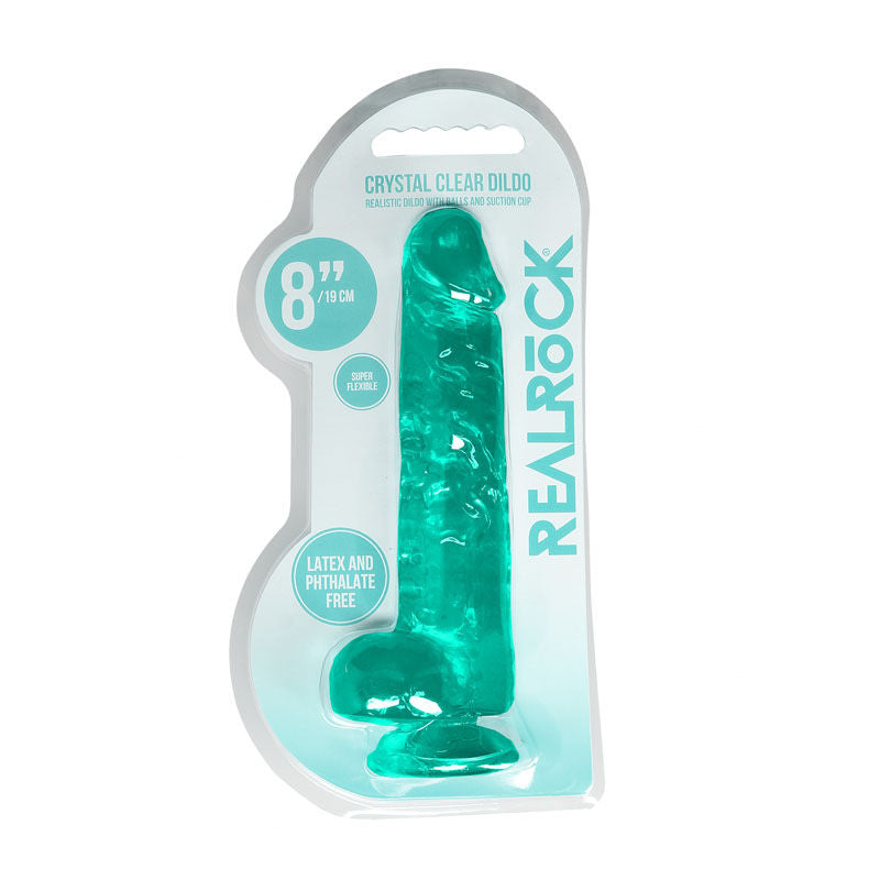Realrock - 8'' realistic dildo -  box front view | Flirtybay Adult Shop Australia Lingerie Shop