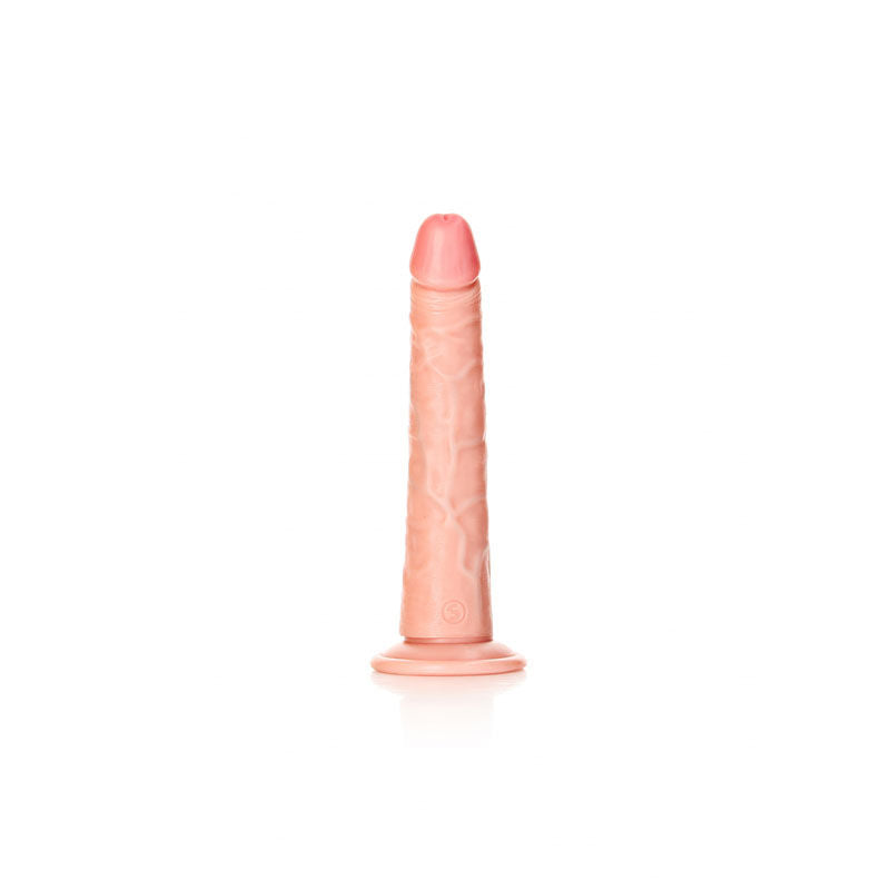 Realrock realistic dildo 8" flesh- Product front view  | Flirtybay Adult Shop Australia Lingerie Shop