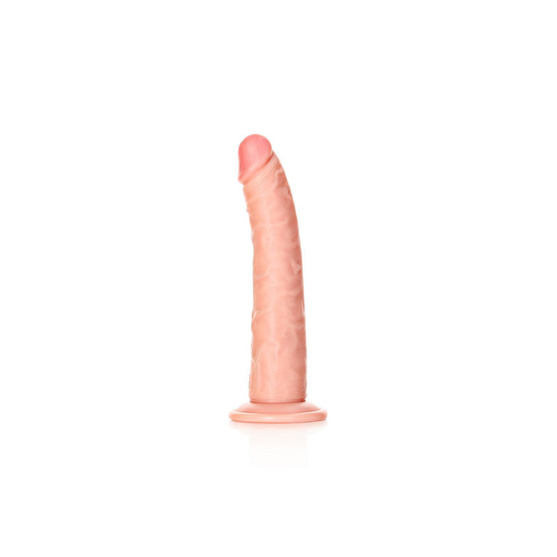 Realrock realistic dildo 8"flesh - Product side view  | Flirtybay Adult Shop Australia Lingerie Shop
