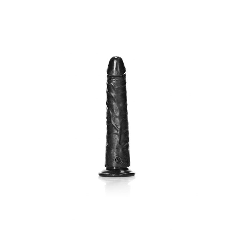 Realrock realistic slim dildo - 7" - Product side view  | Flirtybay Adult Shop Australia Lingerie Shop