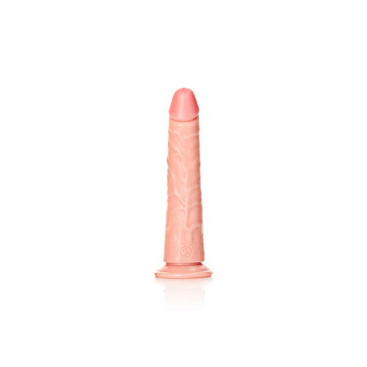 Realrock realistic slim dildo - 7" flesh - Product front view  | Flirtybay Adult Shop Australia Lingerie Shop