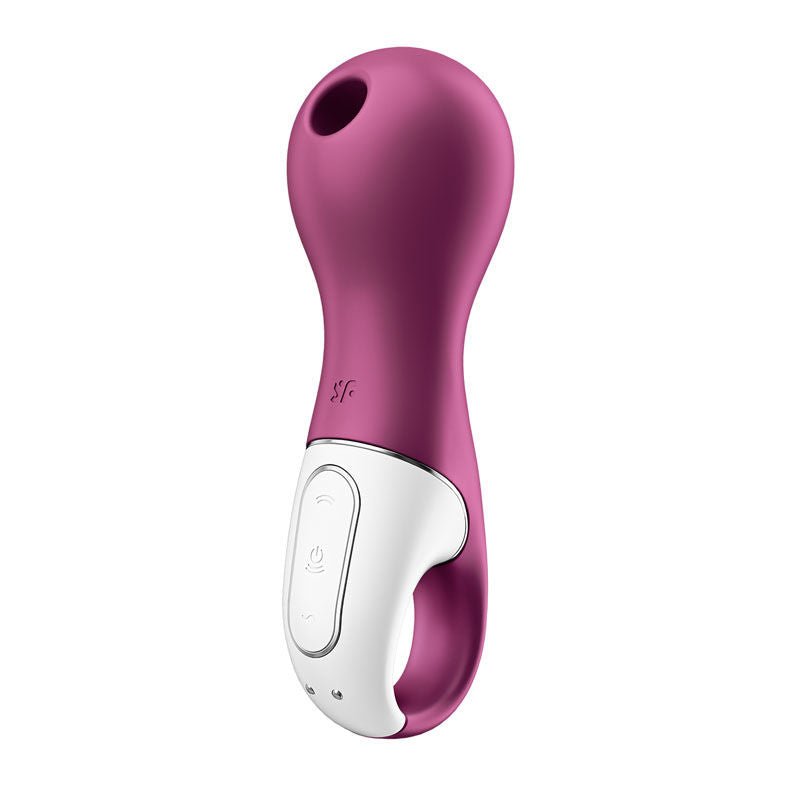 Satisfyer - lucky libra - air pressure waves - clitoral suction stimulator - Product side view  | Flirty Bay