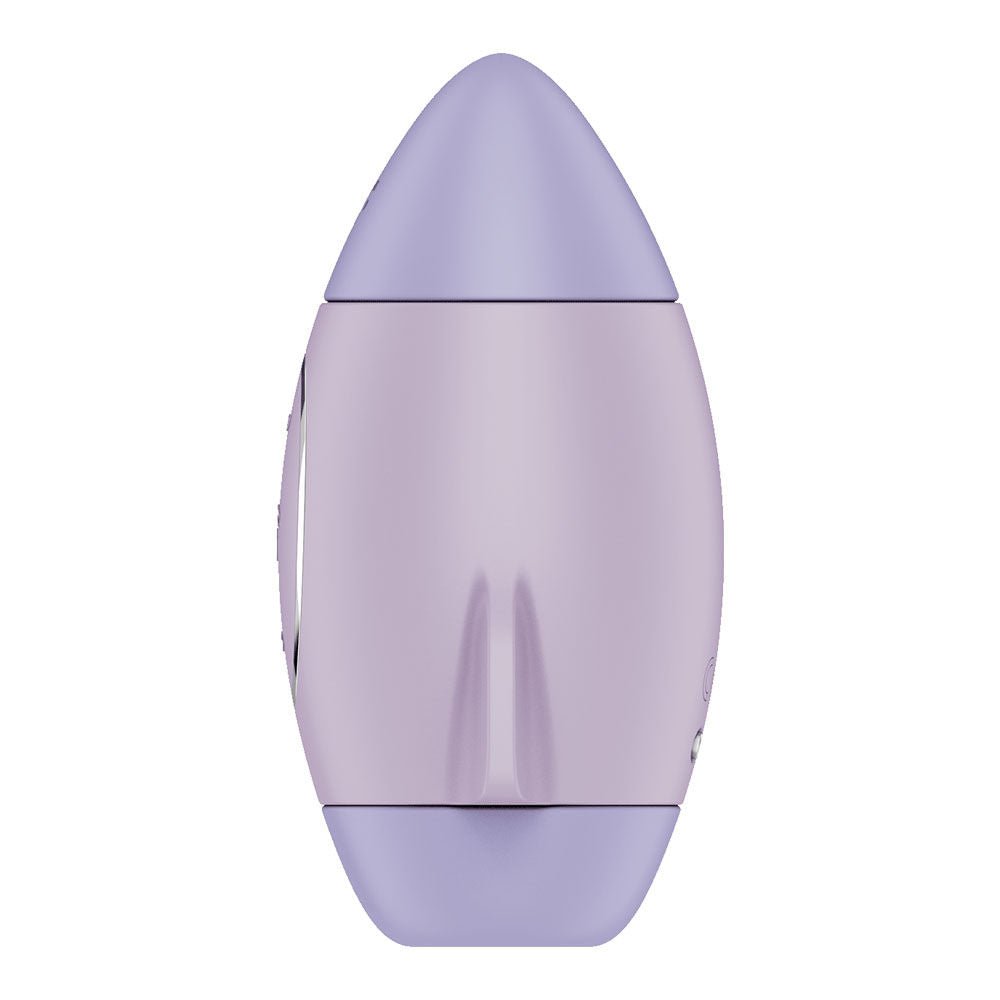 Satisfyer mission control - violet - air pulse - clitoral suction stimulator - Product back view  | Flirty Bay