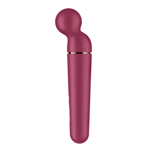 Satisfyer planet wand-er - berry - vibrating wand - Product front view  | Flirtybay Adult Shop Australia Lingerie Shop