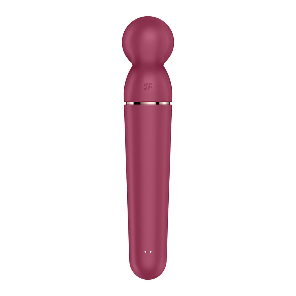Satisfyer planet wand-er - berry - vibrating wand - Product side view  | Flirtybay Adult Shop Australia Lingerie Shop